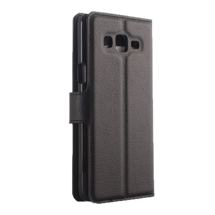 For Galaxy On5 Pro & On5 Litchi Texture Horizontal Flip Leather Case with Magnetic Buckle & Holder & Card Slots & Wallet