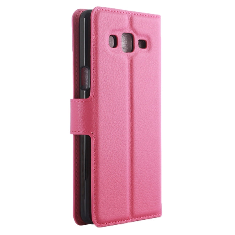 For Galaxy On5 Pro & On5 Litchi Texture Horizontal Flip Leather Case with Magnetic Buckle & Holder & Card Slots & Wallet