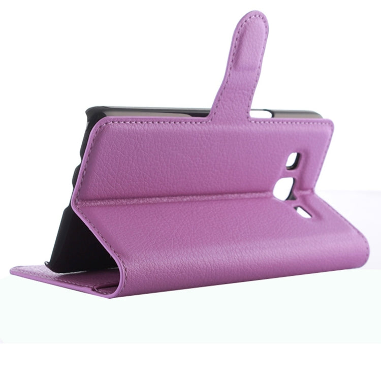 For Galaxy On5 Pro & On5 Litchi Texture Horizontal Flip Leather Case with Magnetic Buckle & Holder & Card Slots & Wallet
