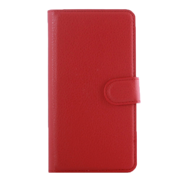 For Galaxy On5 Pro & On5 Litchi Texture Horizontal Flip Leather Case with Magnetic Buckle & Holder & Card Slots & Wallet