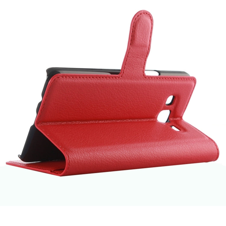 For Galaxy On5 Pro & On5 Litchi Texture Horizontal Flip Leather Case with Magnetic Buckle & Holder & Card Slots & Wallet