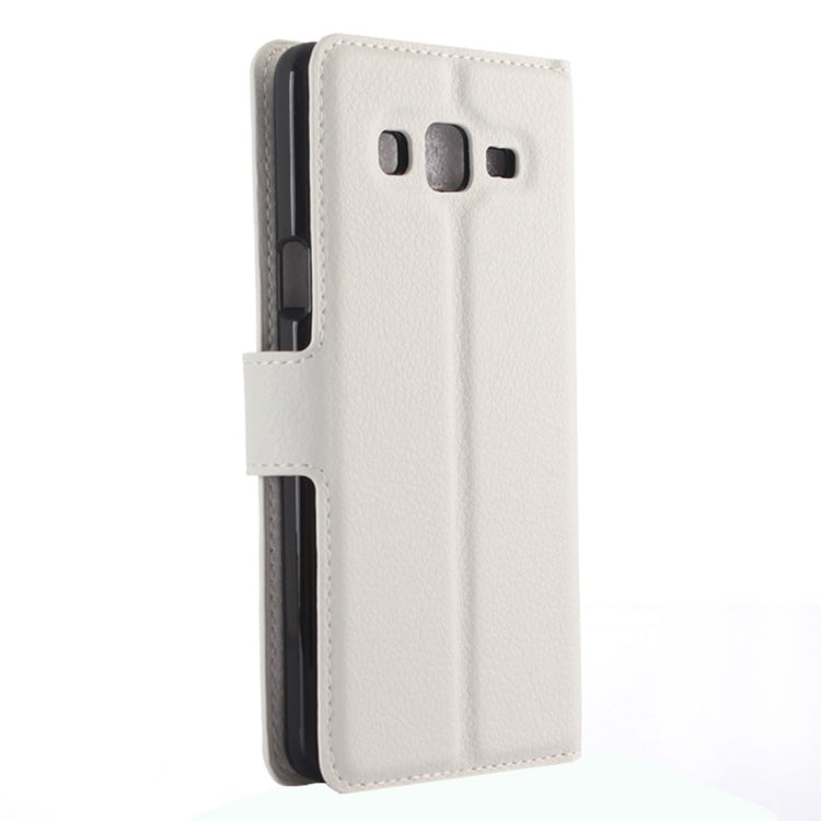For Galaxy On5 Pro & On5 Litchi Texture Horizontal Flip Leather Case with Magnetic Buckle & Holder & Card Slots & Wallet
