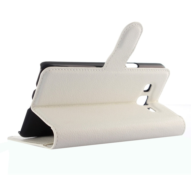 For Galaxy On5 Pro & On5 Litchi Texture Horizontal Flip Leather Case with Magnetic Buckle & Holder & Card Slots & Wallet