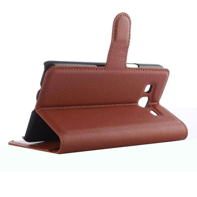 For Galaxy On5 Pro & On5 Litchi Texture Horizontal Flip Leather Case with Magnetic Buckle & Holder & Card Slots & Wallet