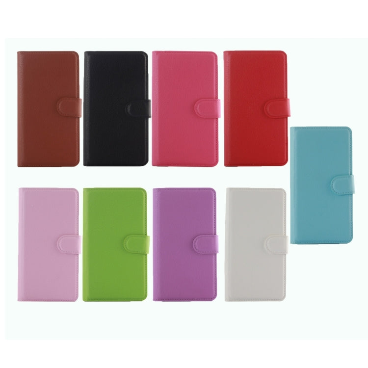 For Galaxy On5 Pro & On5 Litchi Texture Horizontal Flip Leather Case with Magnetic Buckle & Holder & Card Slots & Wallet