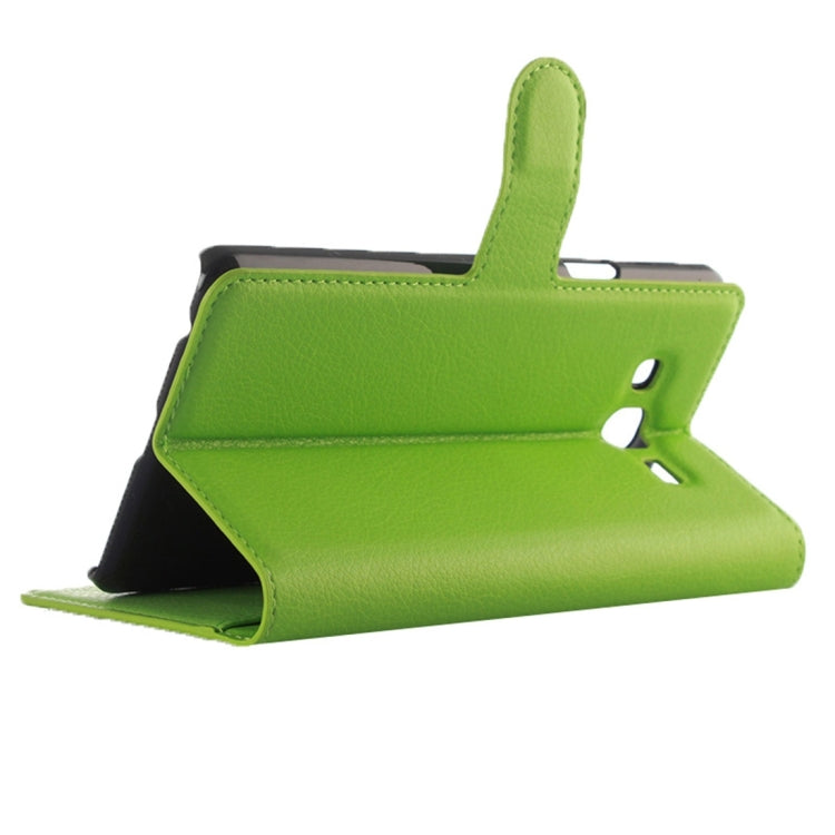 For Galaxy On7 Pro & On7 Litchi Texture Horizontal Flip Leather Case with Magnetic Buckle & Holder & Card Slots & Wallet