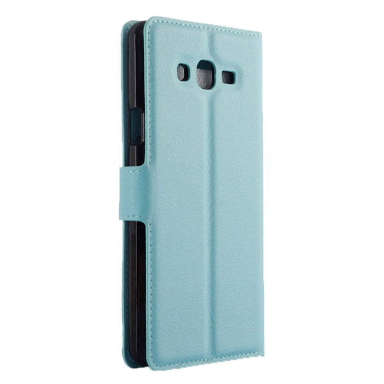For Galaxy On7 Pro & On7 Litchi Texture Horizontal Flip Leather Case with Magnetic Buckle & Holder & Card Slots & Wallet