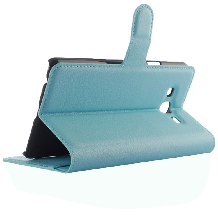 For Galaxy On7 Pro & On7 Litchi Texture Horizontal Flip Leather Case with Magnetic Buckle & Holder & Card Slots & Wallet