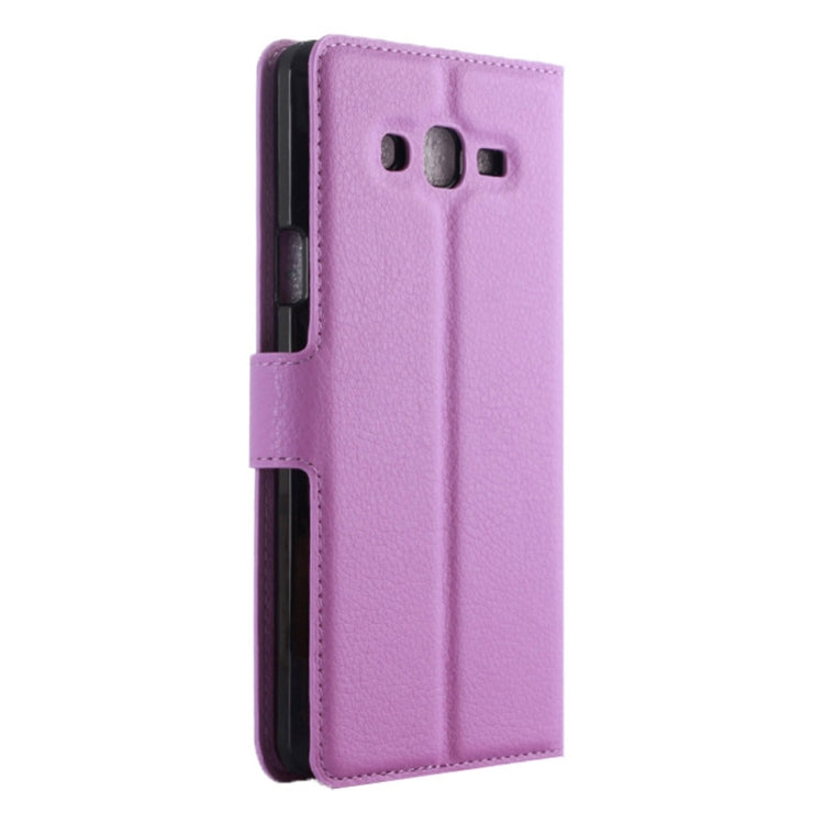 For Galaxy On7 Pro & On7 Litchi Texture Horizontal Flip Leather Case with Magnetic Buckle & Holder & Card Slots & Wallet
