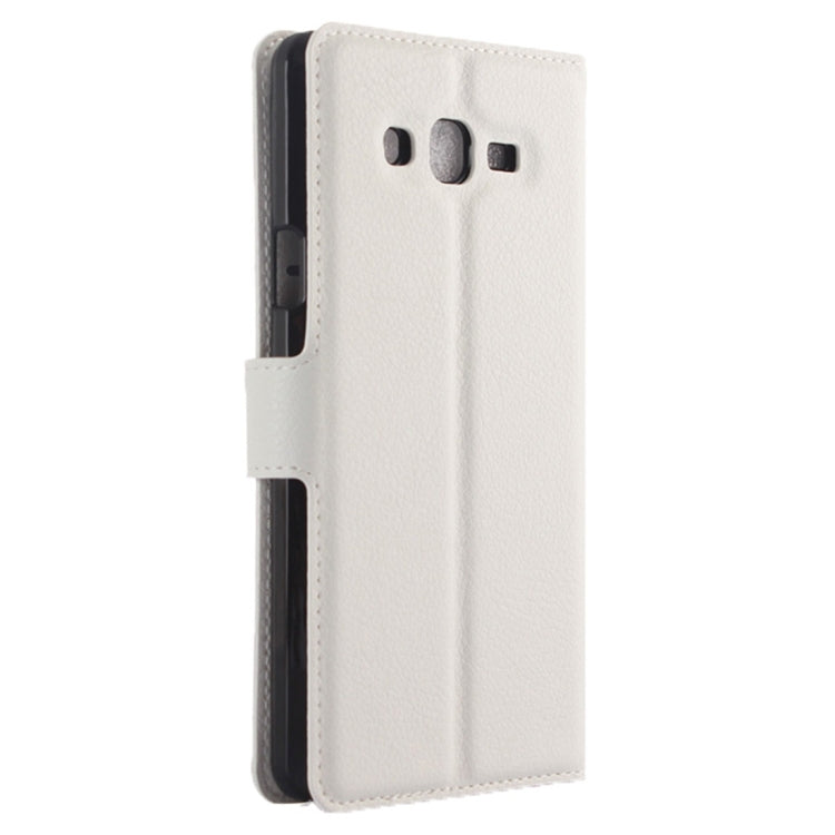 For Galaxy On7 Pro & On7 Litchi Texture Horizontal Flip Leather Case with Magnetic Buckle & Holder & Card Slots & Wallet