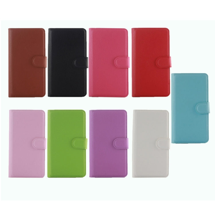 For Galaxy On7 Pro & On7 Litchi Texture Horizontal Flip Leather Case with Magnetic Buckle & Holder & Card Slots & Wallet