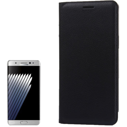 For Galaxy Note 7 / N930 Litchi Texture Horizontal Flip Leather Case with Holder