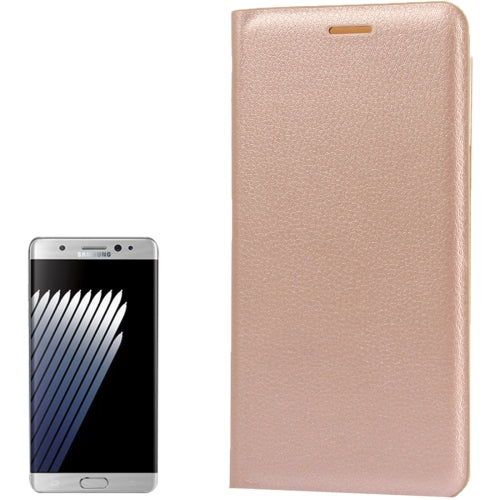 For Galaxy Note 7 / N930 Litchi Texture Horizontal Flip Leather Case with Holder