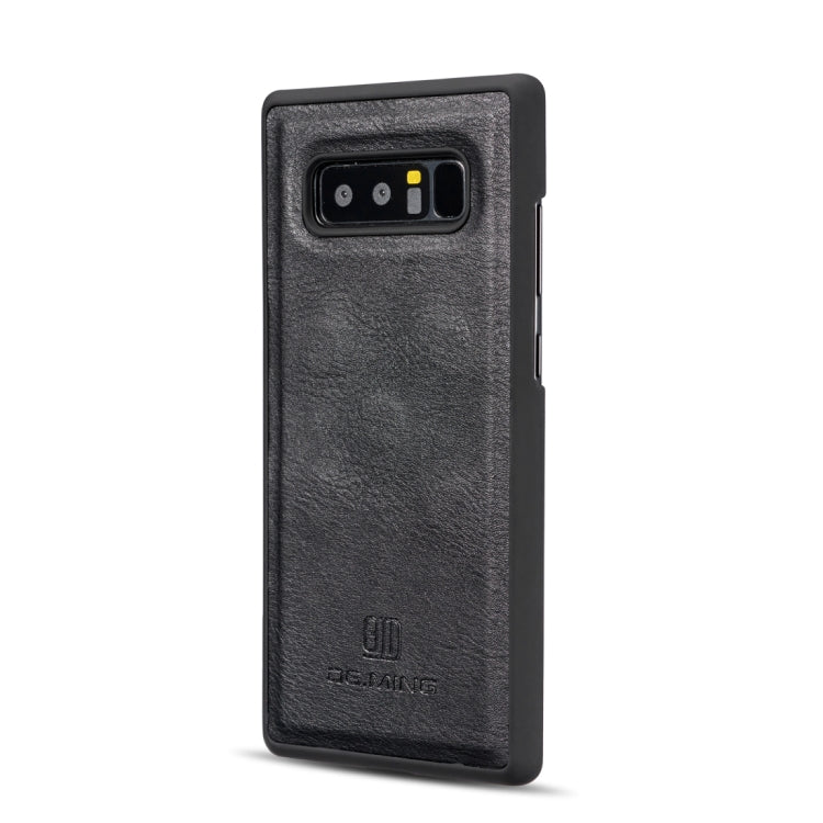 DG.MING for Galaxy Note 8 Triple Fold Crazy Horse Texture Horizontal Flip Magnetic Protective Case with Holder & Card Slots & Wallet