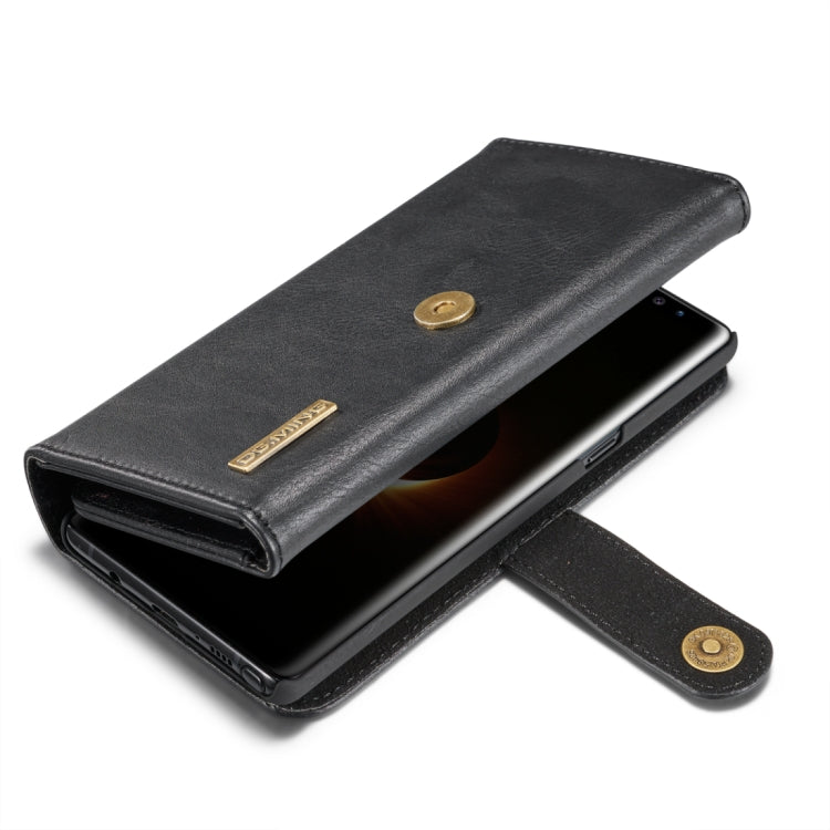 DG.MING for Galaxy Note 8 Triple Fold Crazy Horse Texture Horizontal Flip Magnetic Protective Case with Holder & Card Slots & Wallet