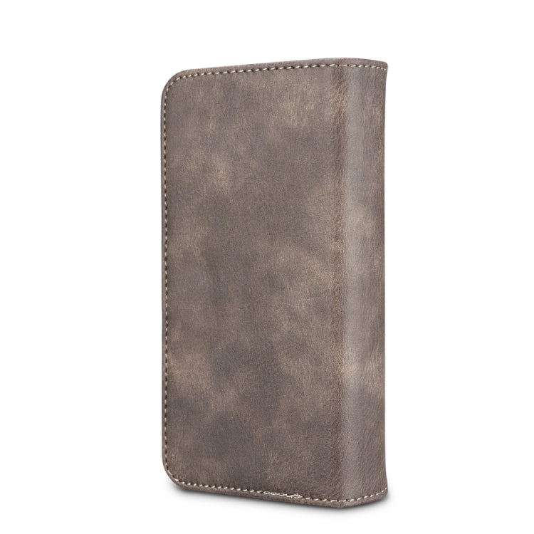 DG.MING for Galaxy Note 8 Triple Fold Crazy Horse Texture Horizontal Flip Magnetic Protective Case with Holder & Card Slots & Wallet
