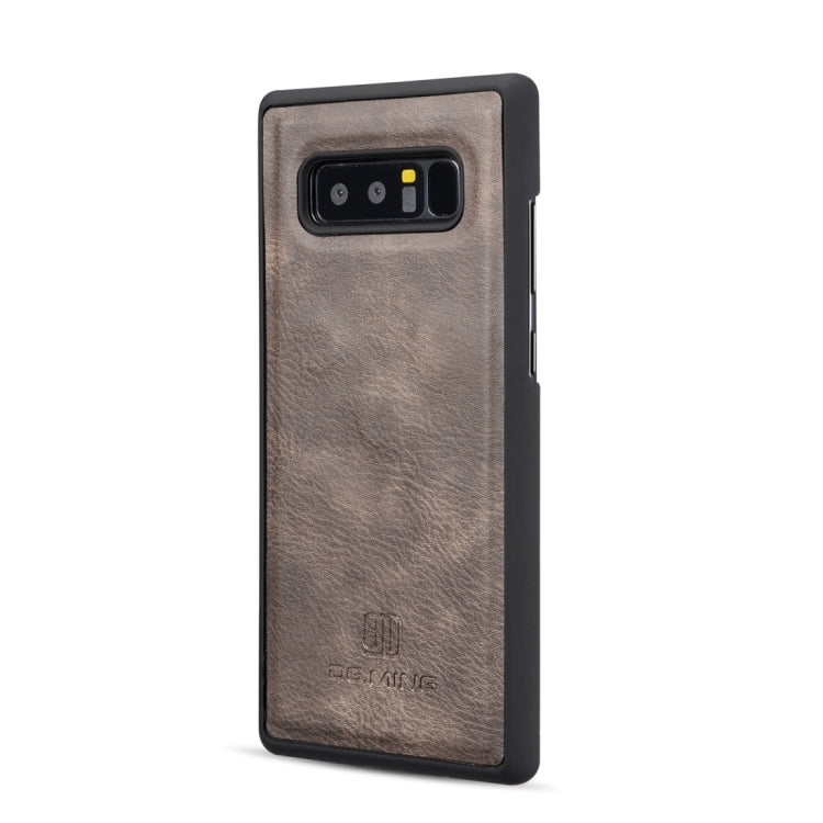DG.MING for Galaxy Note 8 Triple Fold Crazy Horse Texture Horizontal Flip Magnetic Protective Case with Holder & Card Slots & Wallet