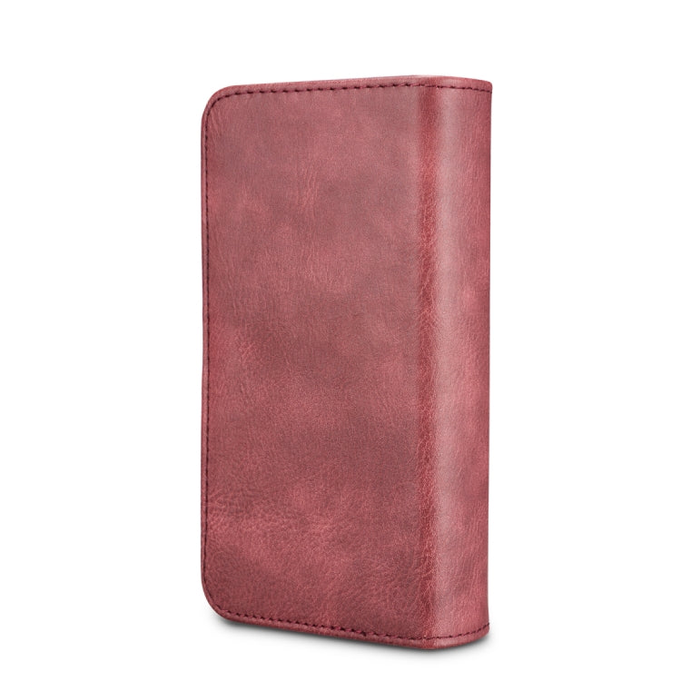DG.MING for Galaxy Note 8 Triple Fold Crazy Horse Texture Horizontal Flip Magnetic Protective Case with Holder & Card Slots & Wallet