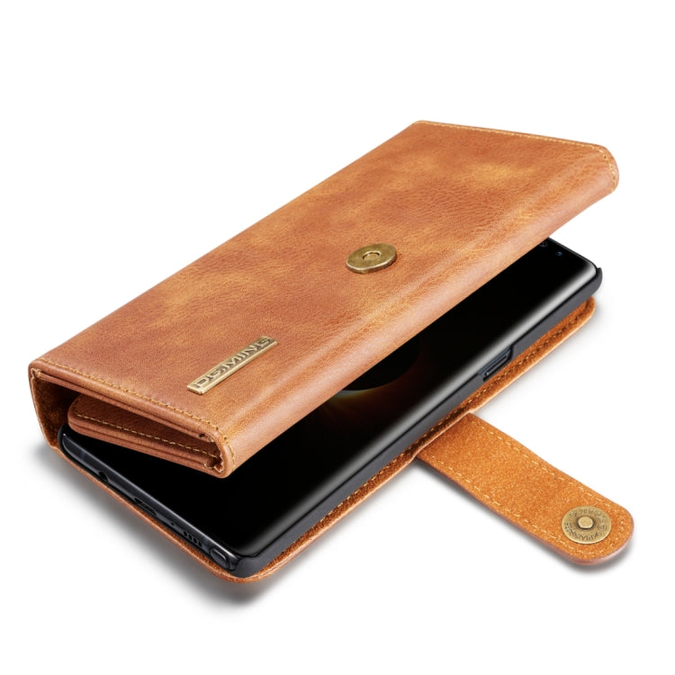 DG.MING for Galaxy Note 8 Triple Fold Crazy Horse Texture Horizontal Flip Magnetic Protective Case with Holder & Card Slots & Wallet