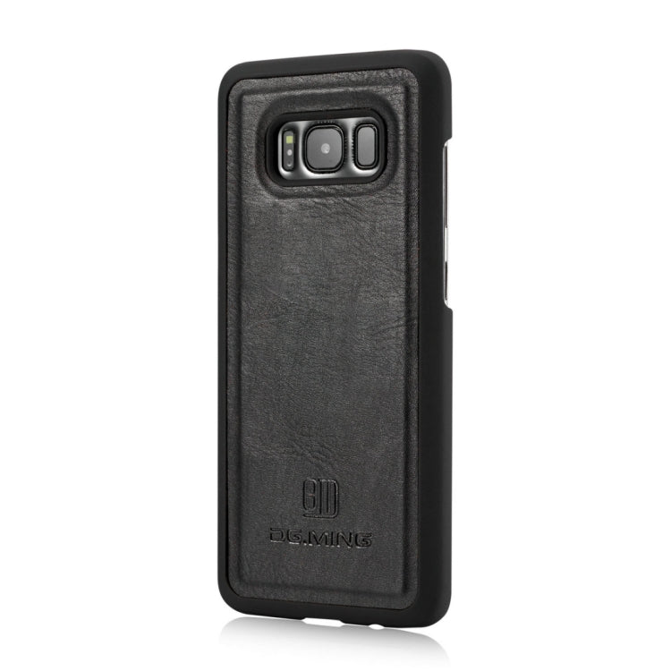 DG.MING for Galaxy S8+ / G955 Triple Fold Crazy Horse Texture Horizontal Flip Magnetic Protective Case with Holder & Card Slots & Wallet