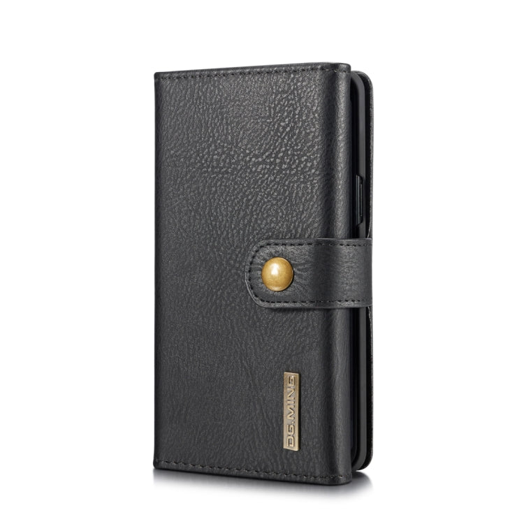 DG.MING for Galaxy S9 Triple Fold Crazy Horse Texture Horizontal Flip Magnetic Protective Case with Holder & Card Slots & Wallet