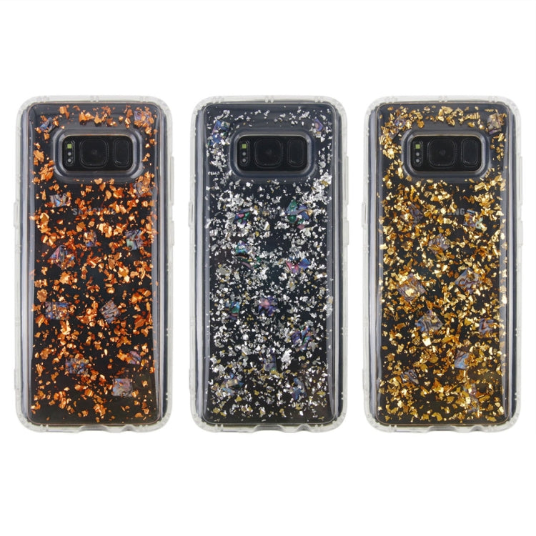 For Galaxy Note 8 Anti-Gravity Nano-suction Technology Dropproof Sticky Selfie Glitter Sequins Pattern TPU Protective Back Cover Case (Silver)