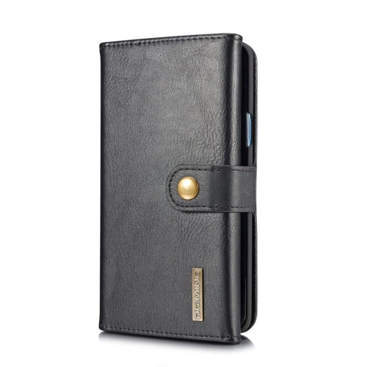 DG.MING for Galaxy S9+ Triple Fold Crazy Horse Texture Horizontal Flip Magnetic Protective Case with Holder & Card Slots & Wallet