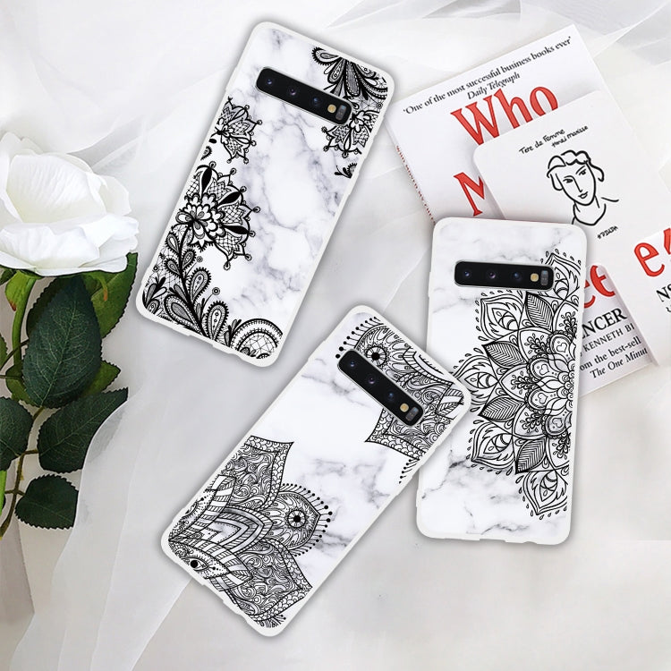 Maxim Scrub Semi-transparent TPU Marble Phone Case for Galaxy S10