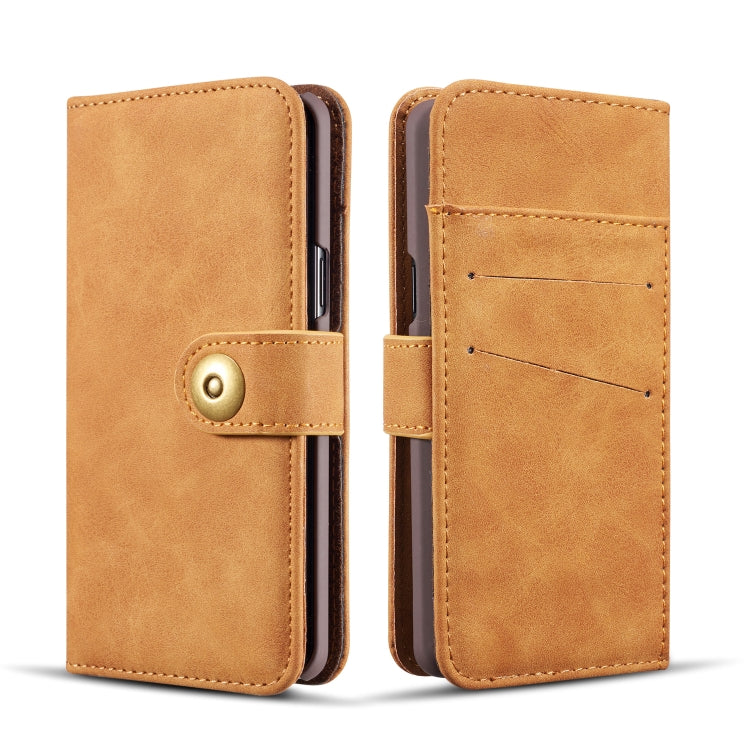 Cowhide Texture  Magnetic Absorption Detachable Horizontal Flip Leather Case for Galaxy S9 Plus, with Holder & Card Slots & Wallet