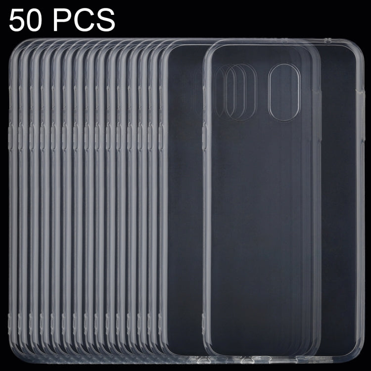 50PCS 0.75mm Transparent TPU Case for Galaxy C8