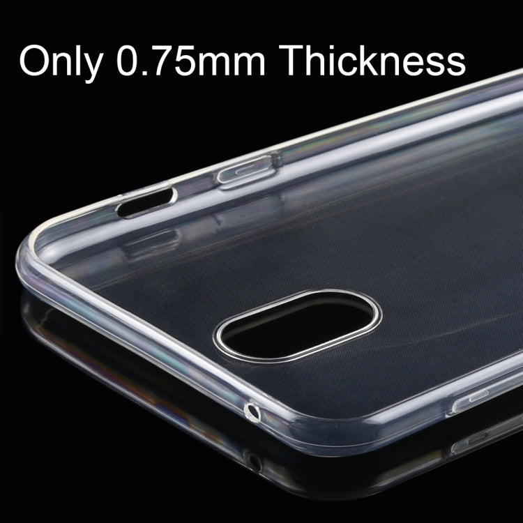 50PCS 0.75mm Transparent TPU Case for Galaxy C8