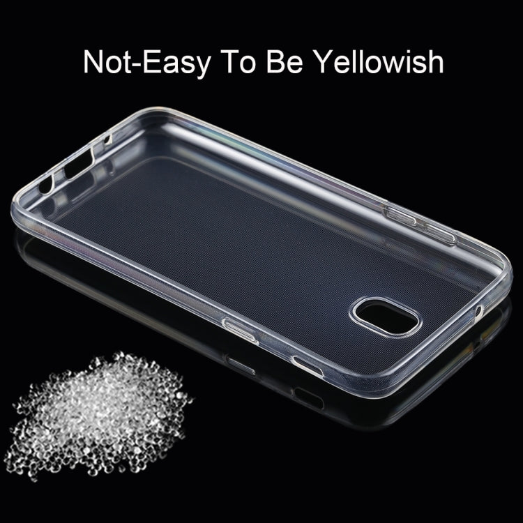 50PCS 0.75mm Transparent TPU Case for Galaxy J3 (2018)