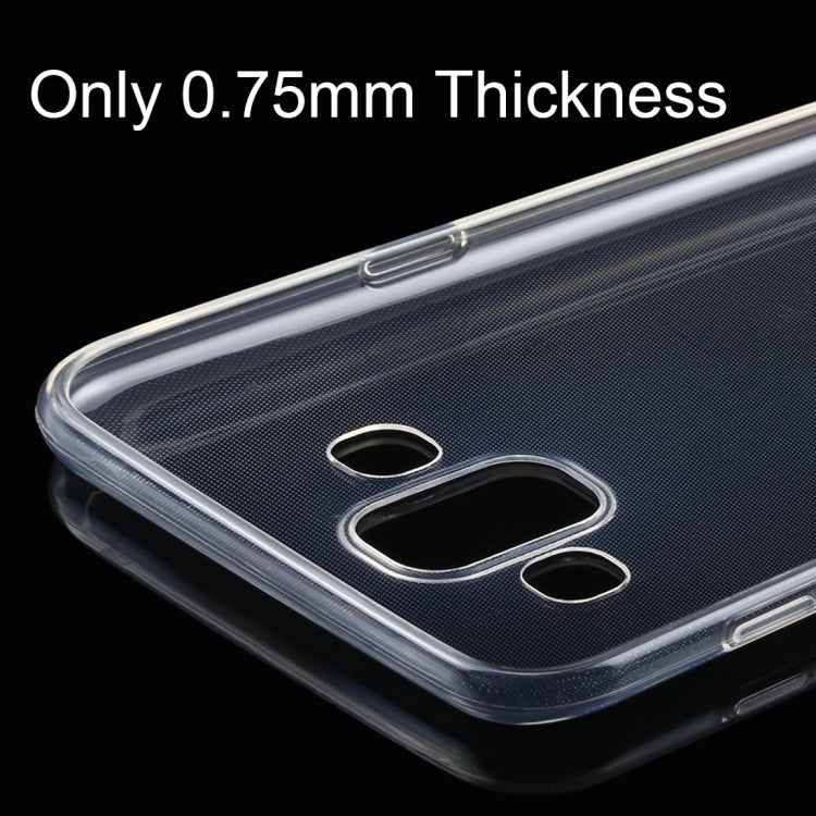 0.75mm Transparent TPU Case for Galaxy J7 Duo