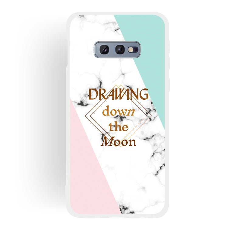 Dreamcatcher Text Semi-transparent TPU Marble Phone Case for Galaxy S10e