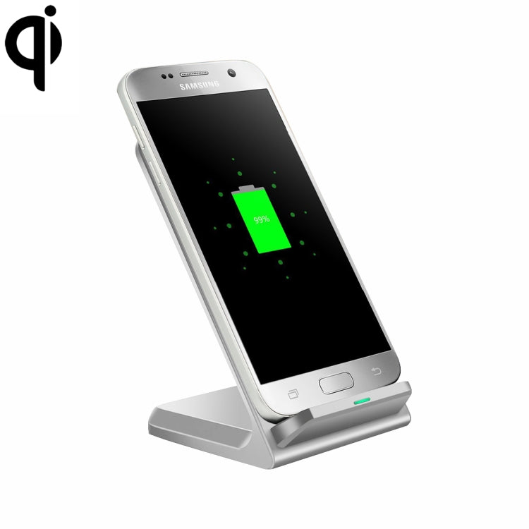 Q740 Output 5V 2A Qi Standard Vertical Fast Wireless Charger, Used in Support QI Sandard Phones, For iPhone, Galaxy, Huawei, Xiaomi, LG, HTC and Other Smart Phones
