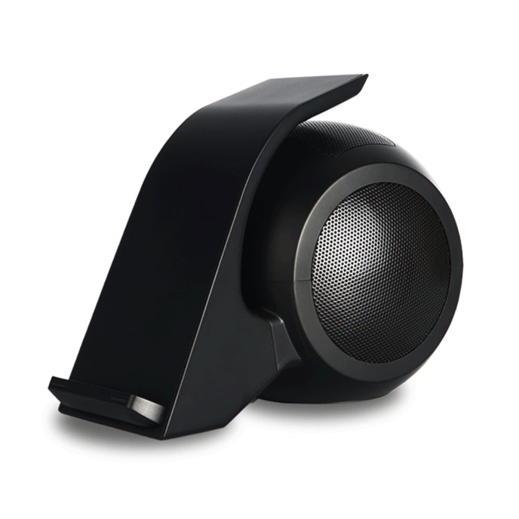 WN1 Output 5V 2A Qi Standard Vertical Fast Wireless Charger with Bluetooth Speaker, Used in Support QI Sandard Phones, For iPhone, Galaxy, Huawei, Xiaomi, LG, HTC and Other Smart Phones(Black)
