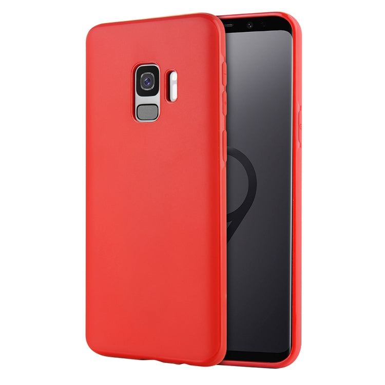SULADA Car Series Magnetic Suction TPU Case for Galaxy S9 (Red)