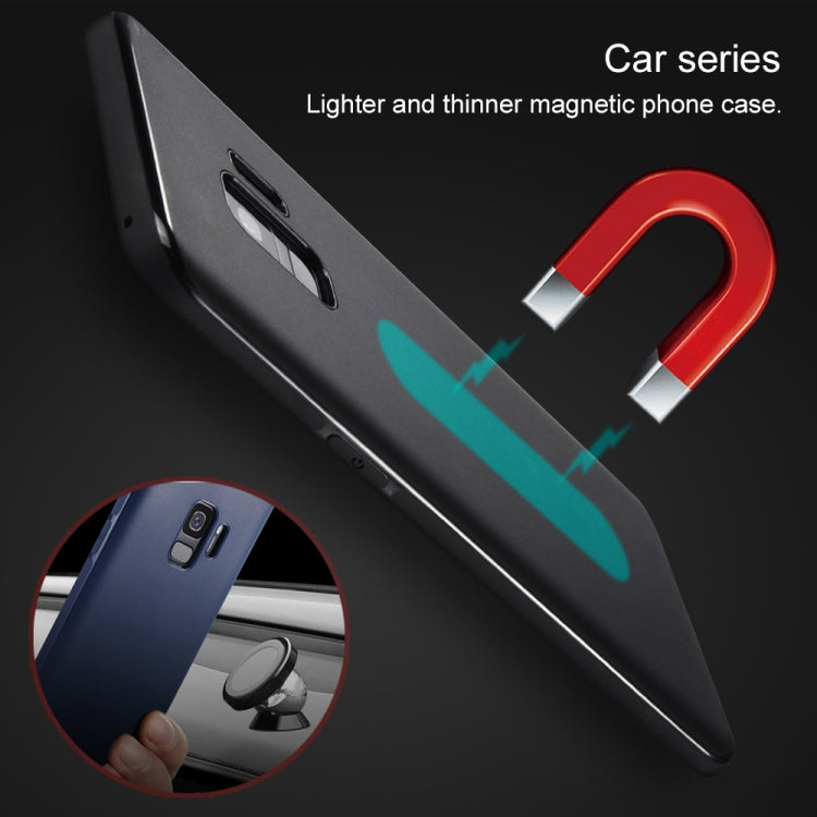 SULADA Car Series Magnetic Suction TPU Case for Galaxy S9 (Red)