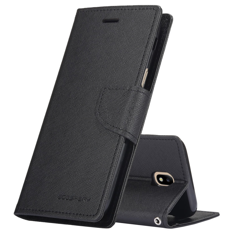 GOOSPERY FANCY DIARY Horizontal Flip PU Leather Case for Galaxy J5 (2017) (EU Version), with Card Slots & Holder