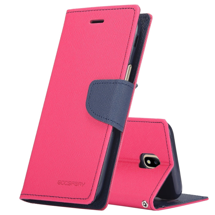 GOOSPERY FANCY DIARY Horizontal Flip PU Leather Case for Galaxy J5 (2017) (EU Version), with Card Slots & Holder