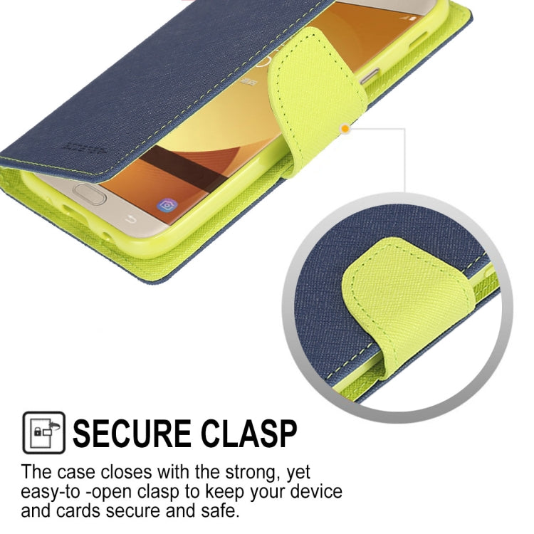 GOOSPERY FANCY DIARY Horizontal Flip PU Leather Case for Galaxy J5 (2017) (EU Version), with Card Slots & Holder