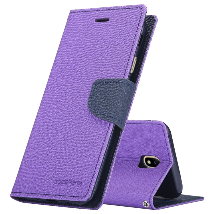 GOOSPERY FANCY DIARY Horizontal Flip PU Leather Case for Galaxy J5 (2017) (EU Version), with Card Slots & Holder