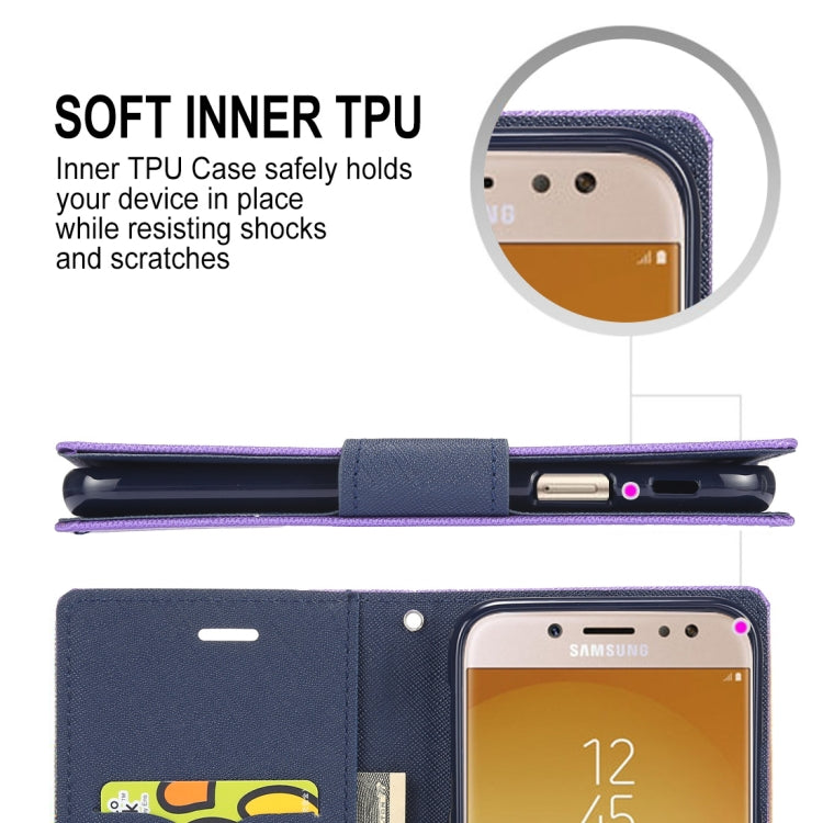 GOOSPERY FANCY DIARY Horizontal Flip PU Leather Case for Galaxy J5 (2017) (EU Version), with Card Slots & Holder