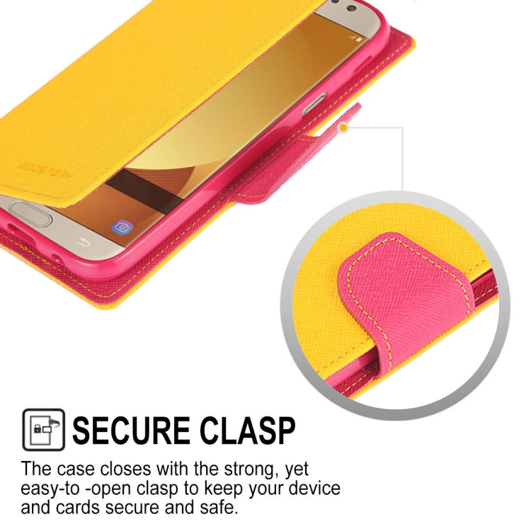GOOSPERY FANCY DIARY Horizontal Flip PU Leather Case for Galaxy J5 (2017) (EU Version), with Card Slots & Holder