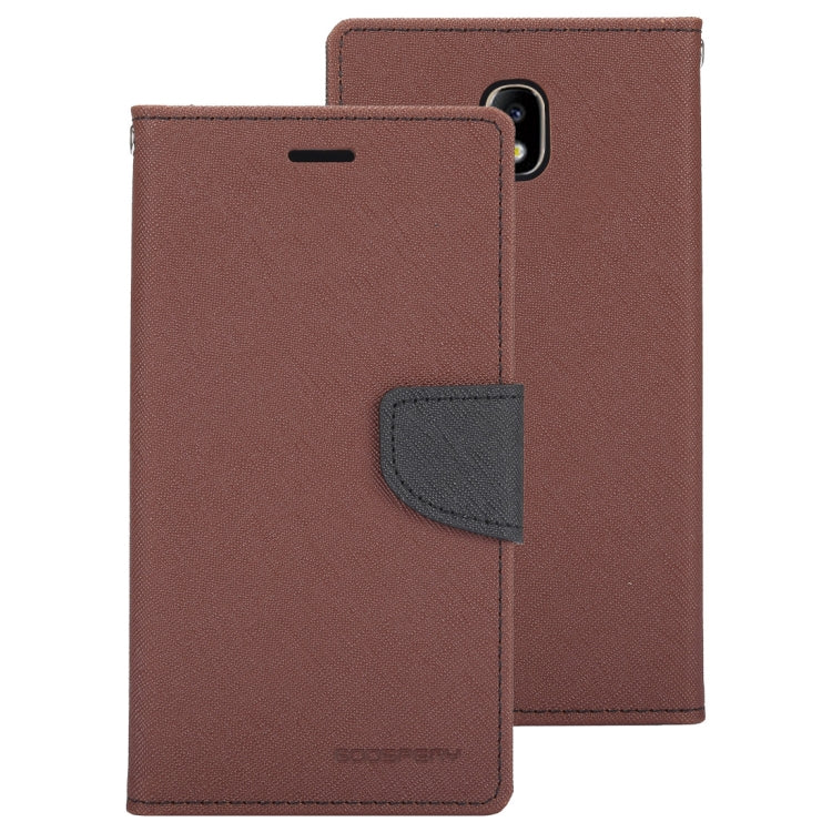GOOSPERY FANCY DIARY Horizontal Flip PU Leather Case for Galaxy J5 (2017) (EU Version), with Card Slots & Holder