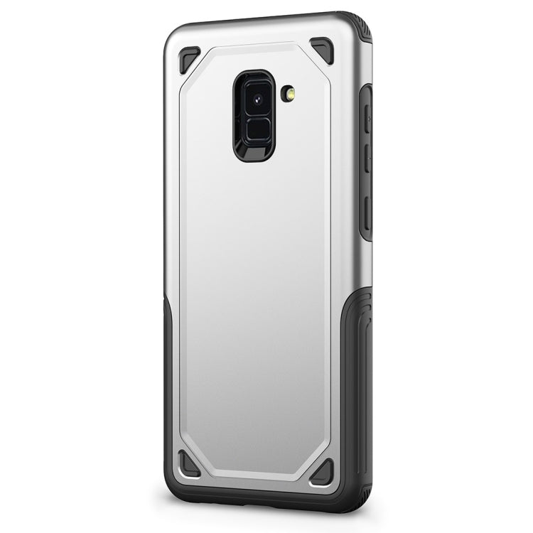For Galaxy A8 (2018) Shockproof Rugged Armor Protective Case