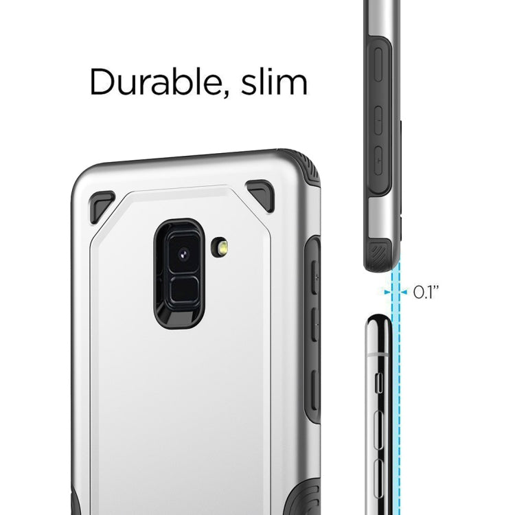 For Galaxy A8+ (2018) Shockproof Rugged Armor Protective Case