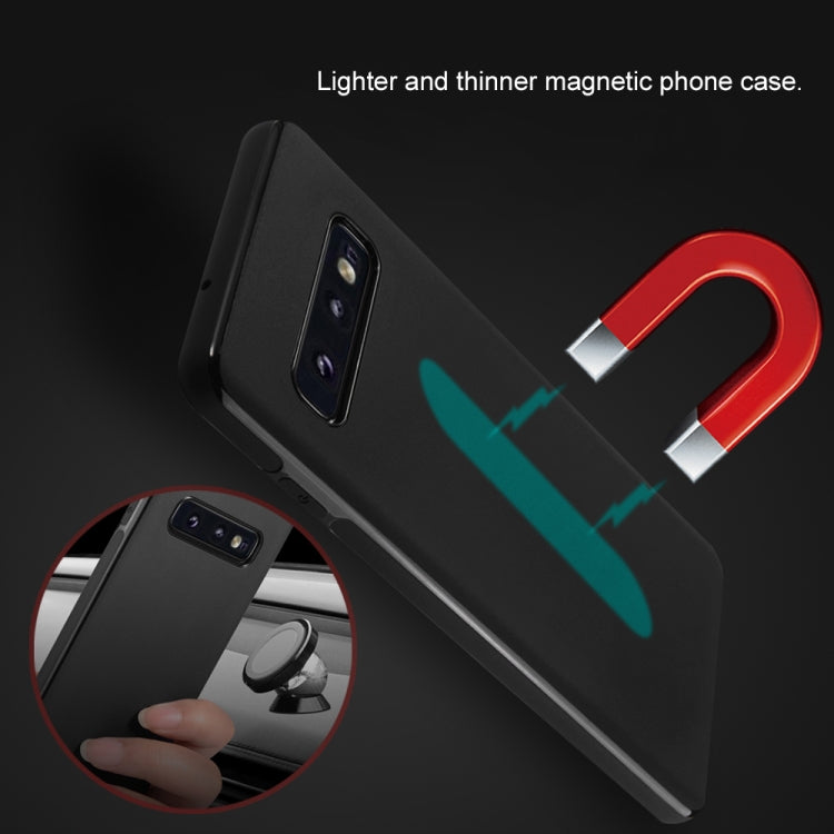 SULADA Car Series Magnetic Suction TPU Case for Galaxy S10e (Blue)