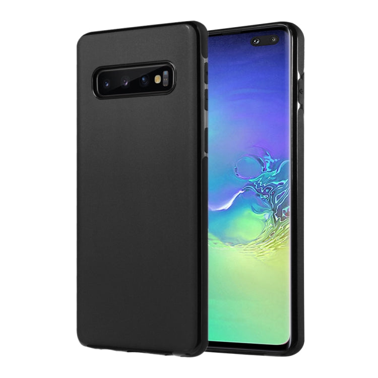 SULADA Car Series Magnetic Suction TPU Case for Galaxy S10+ (Black)