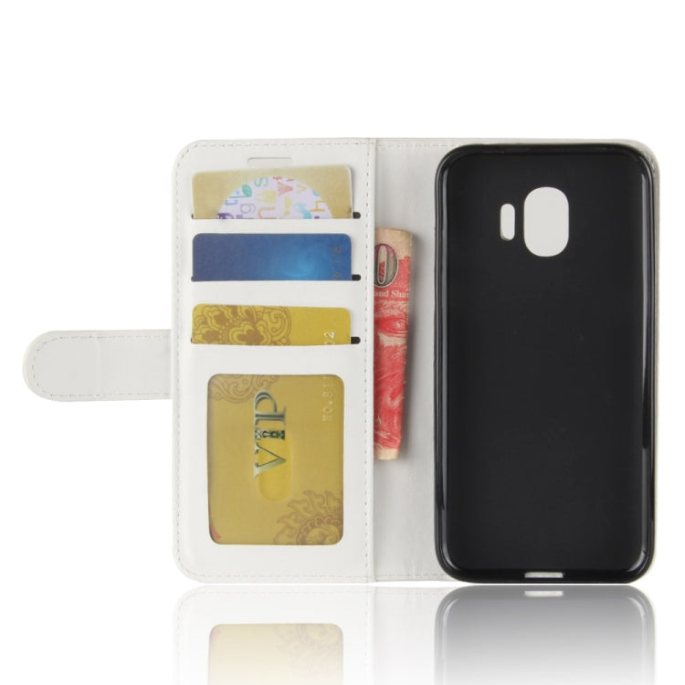 PU + TPU Crazy Horse Texture Horizontal Flip Leather Case for Galaxy J2 Pro (2018), with Wallet & Holder & Card Slots
